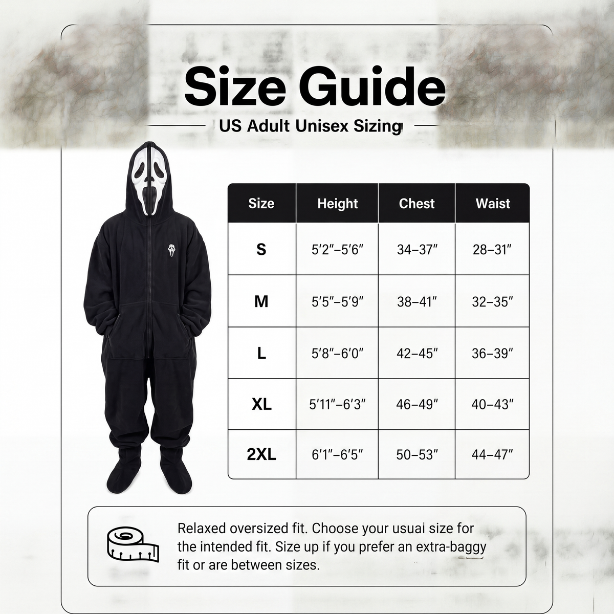 SlashForm™ Horror Character Onesie